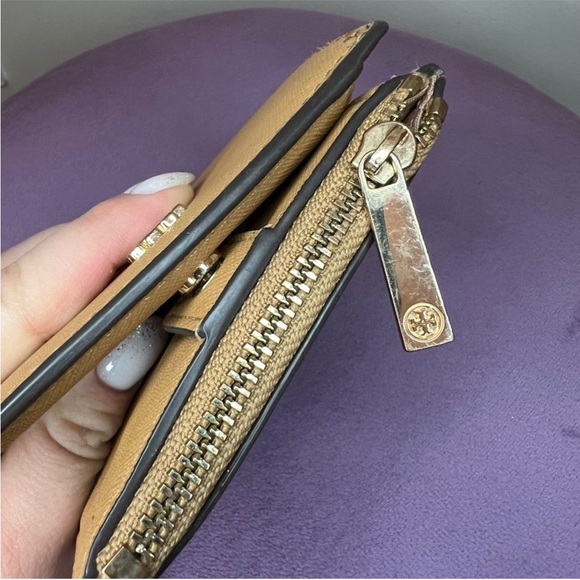 Laptop Tote and wallet - Tory Burch LARGE Robinson - Cardamon - Picture 11 of 15